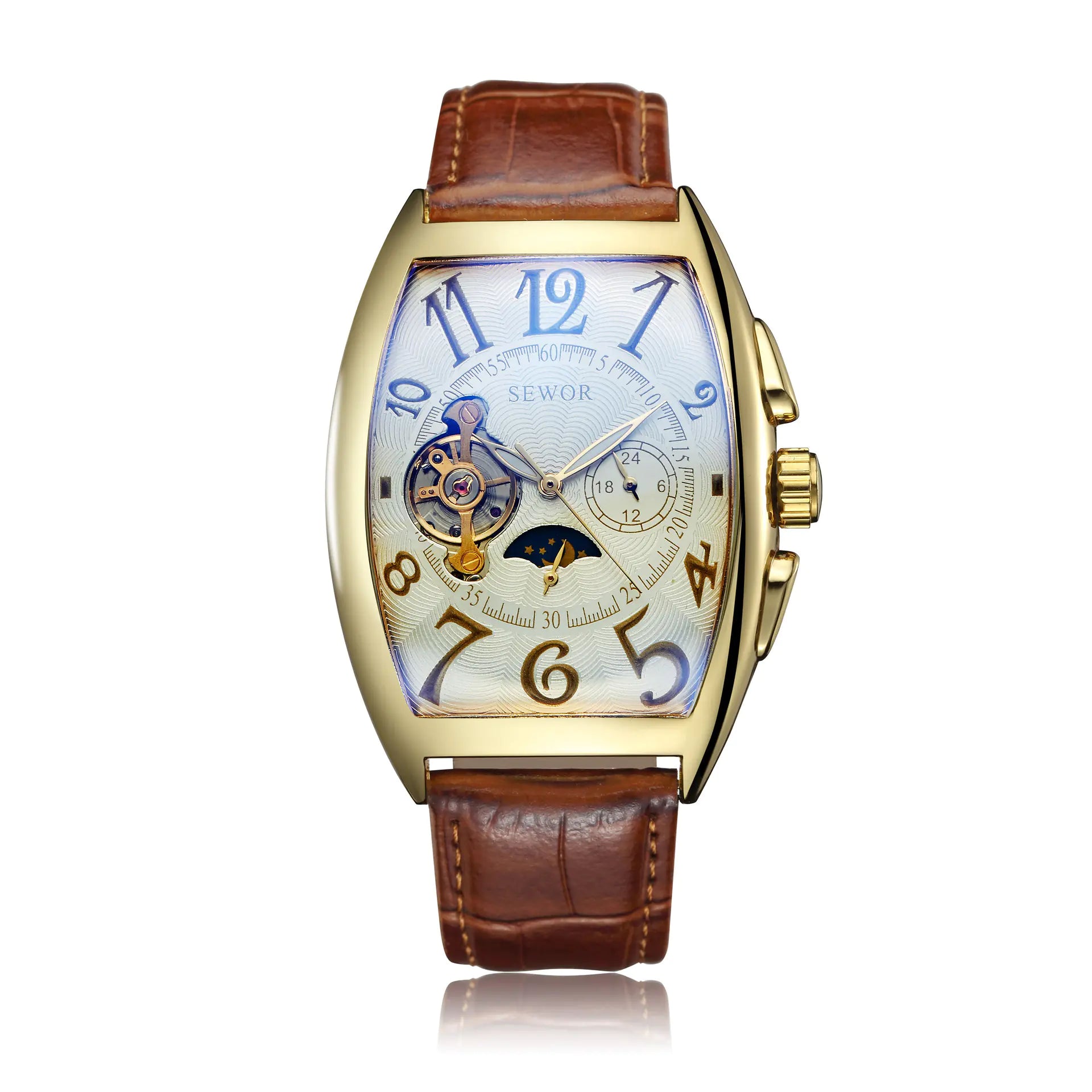 Hollow Mechanical Tourbillon Watch