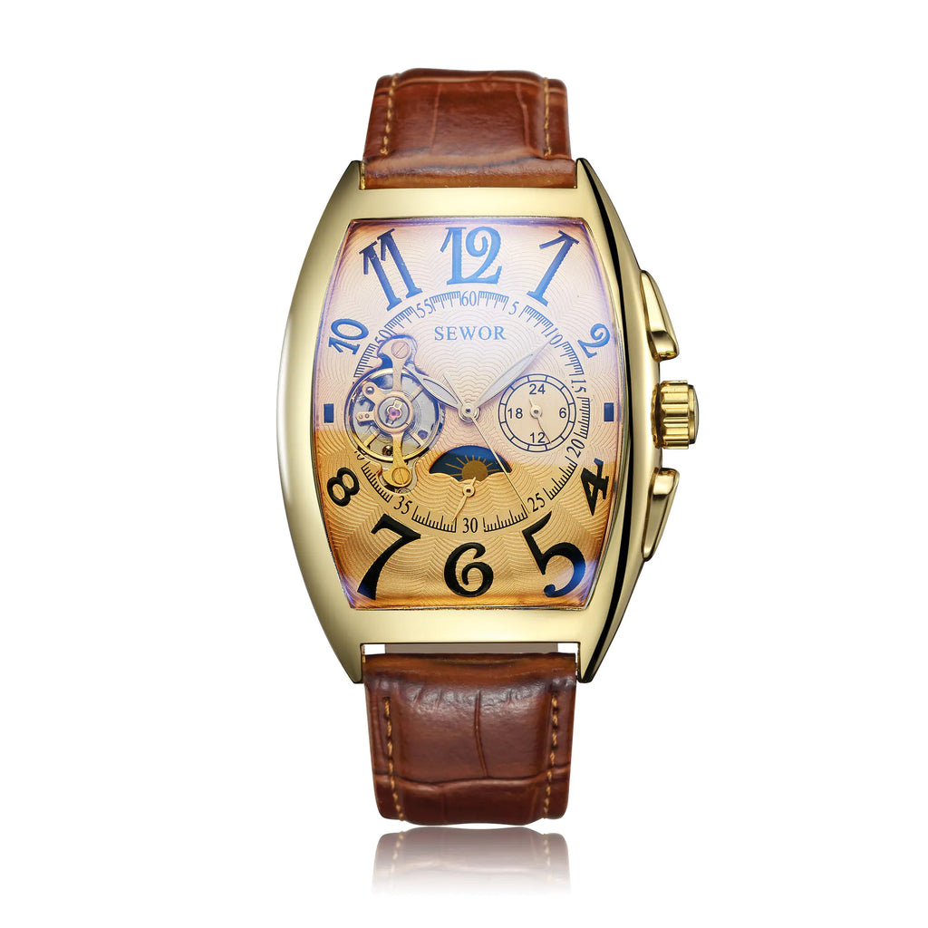 Hollow Mechanical Tourbillon Watch