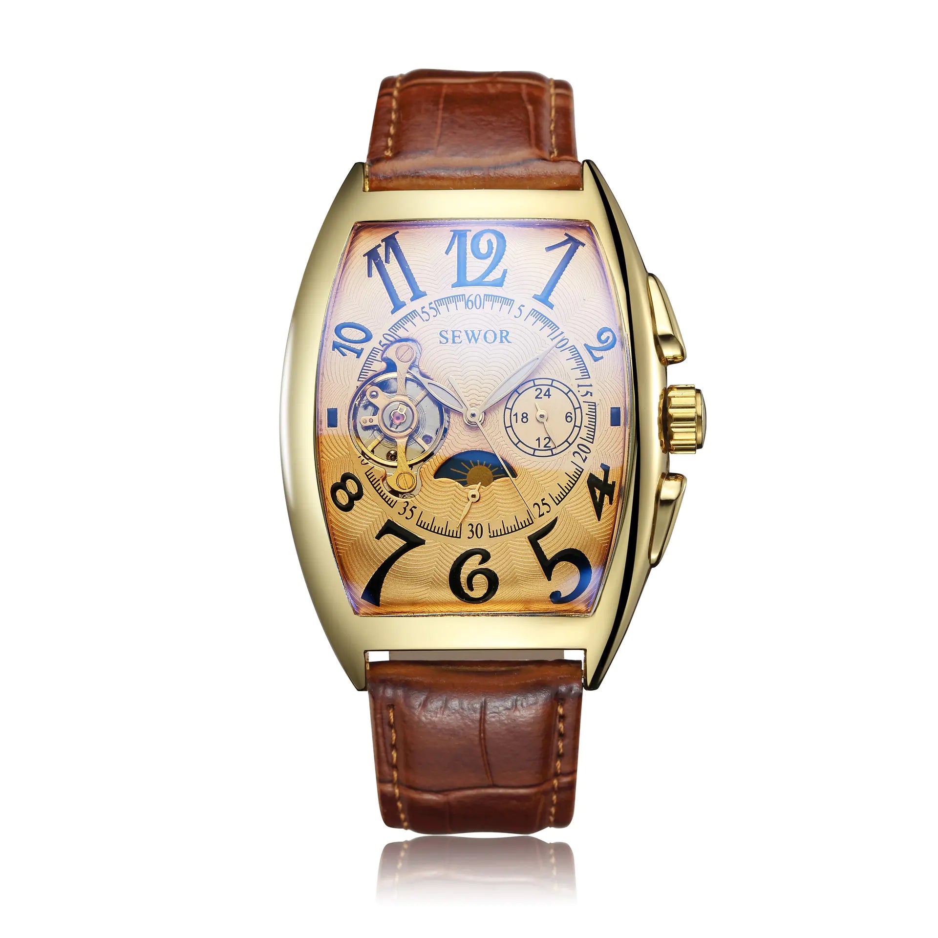 Hollow Mechanical Tourbillon Watch