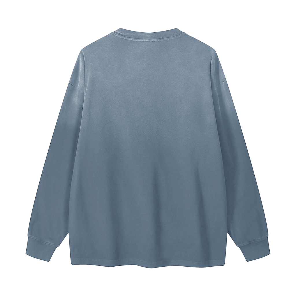 Gradient Vintage Washed Long Sleeve Tee - 270 GSM