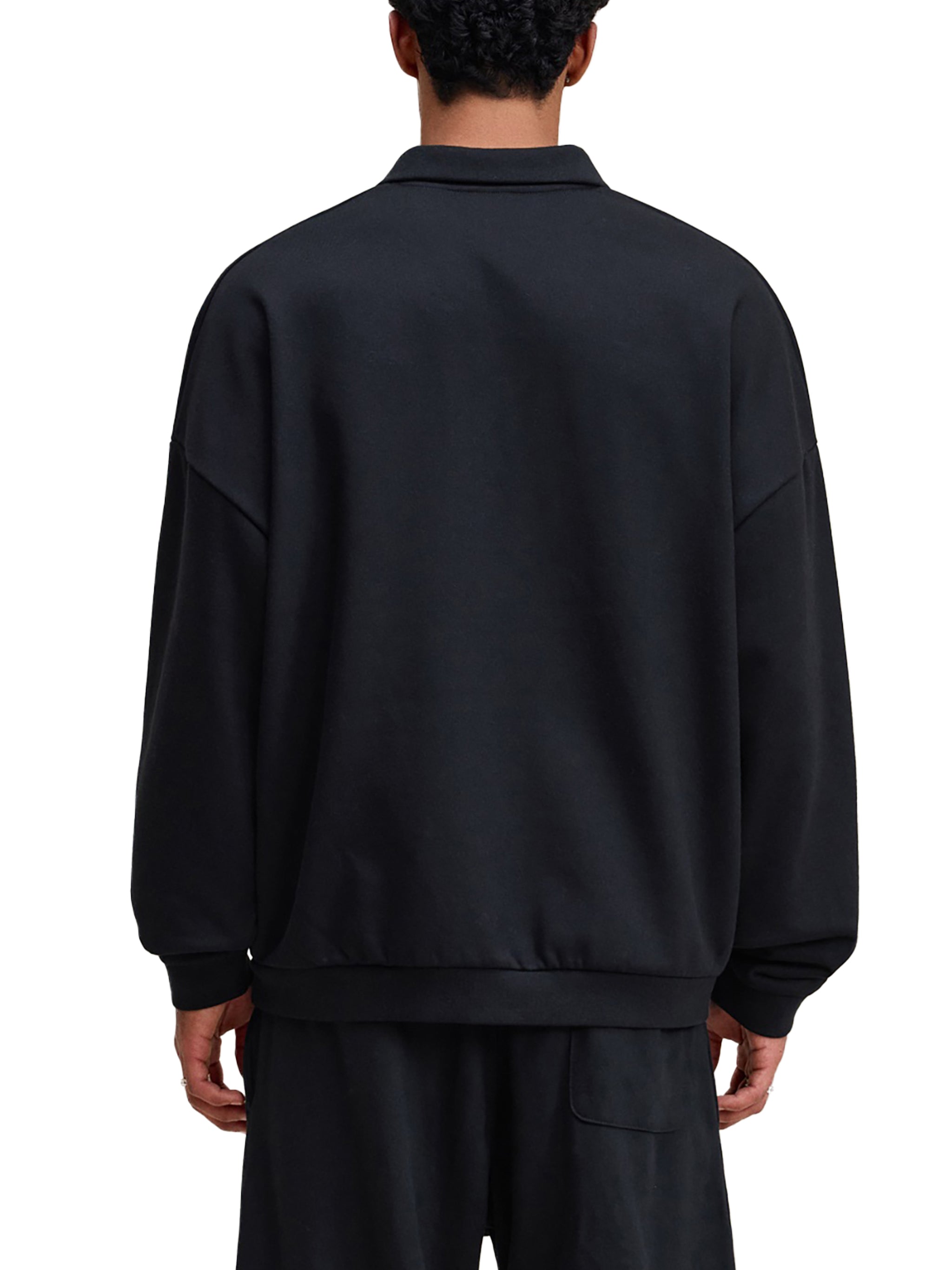 Heavyweight Fleece Polo Sweatshirt