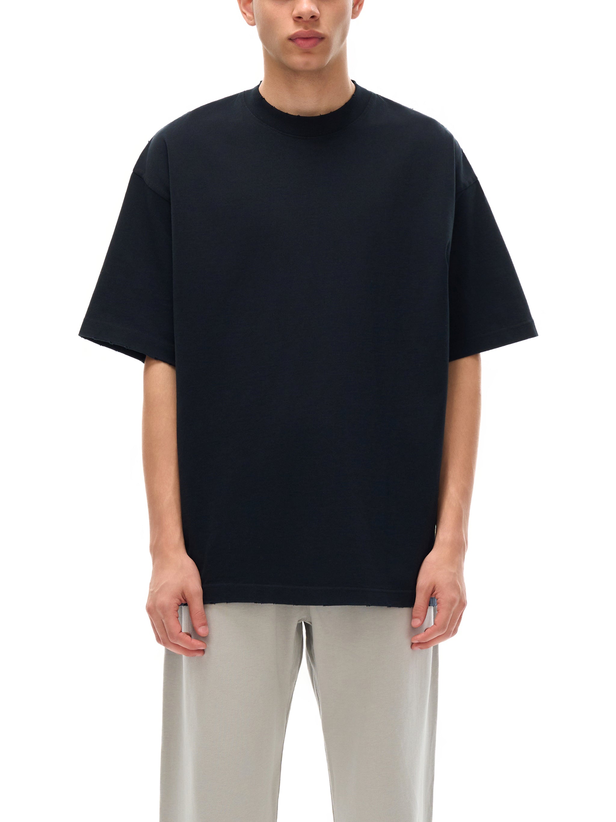 Heavyweight Hand-frayed T-shirt