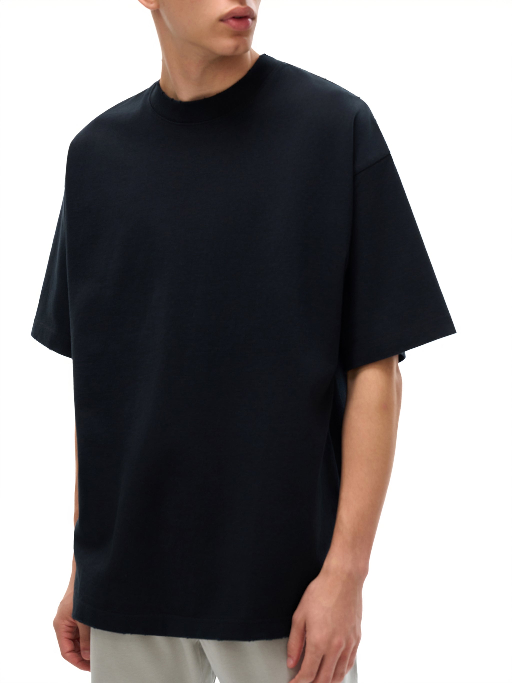 Heavyweight Hand-frayed T-shirt