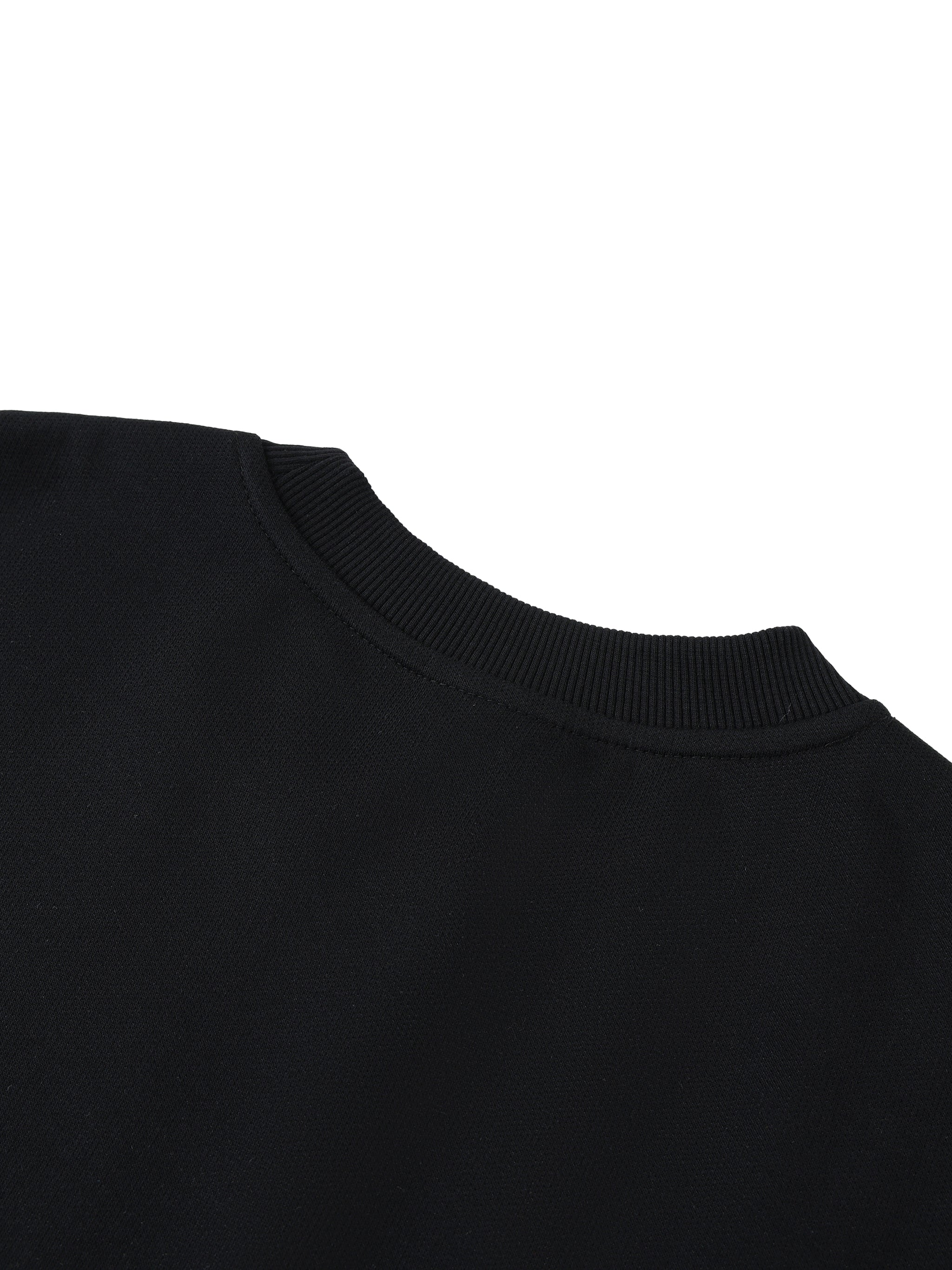 Oversized Crewneck Taped Sweatshirt