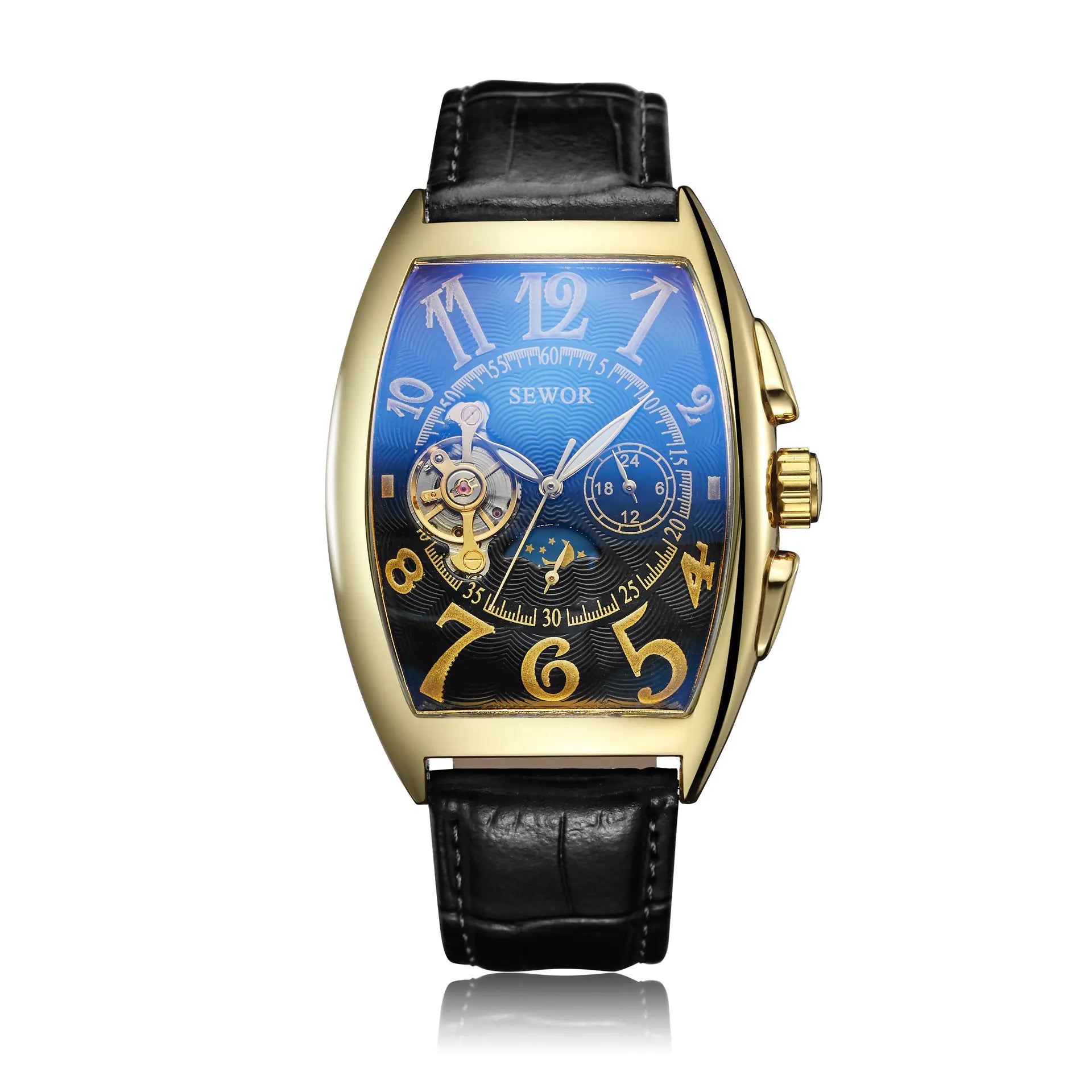 Hollow Mechanical Tourbillon Watch