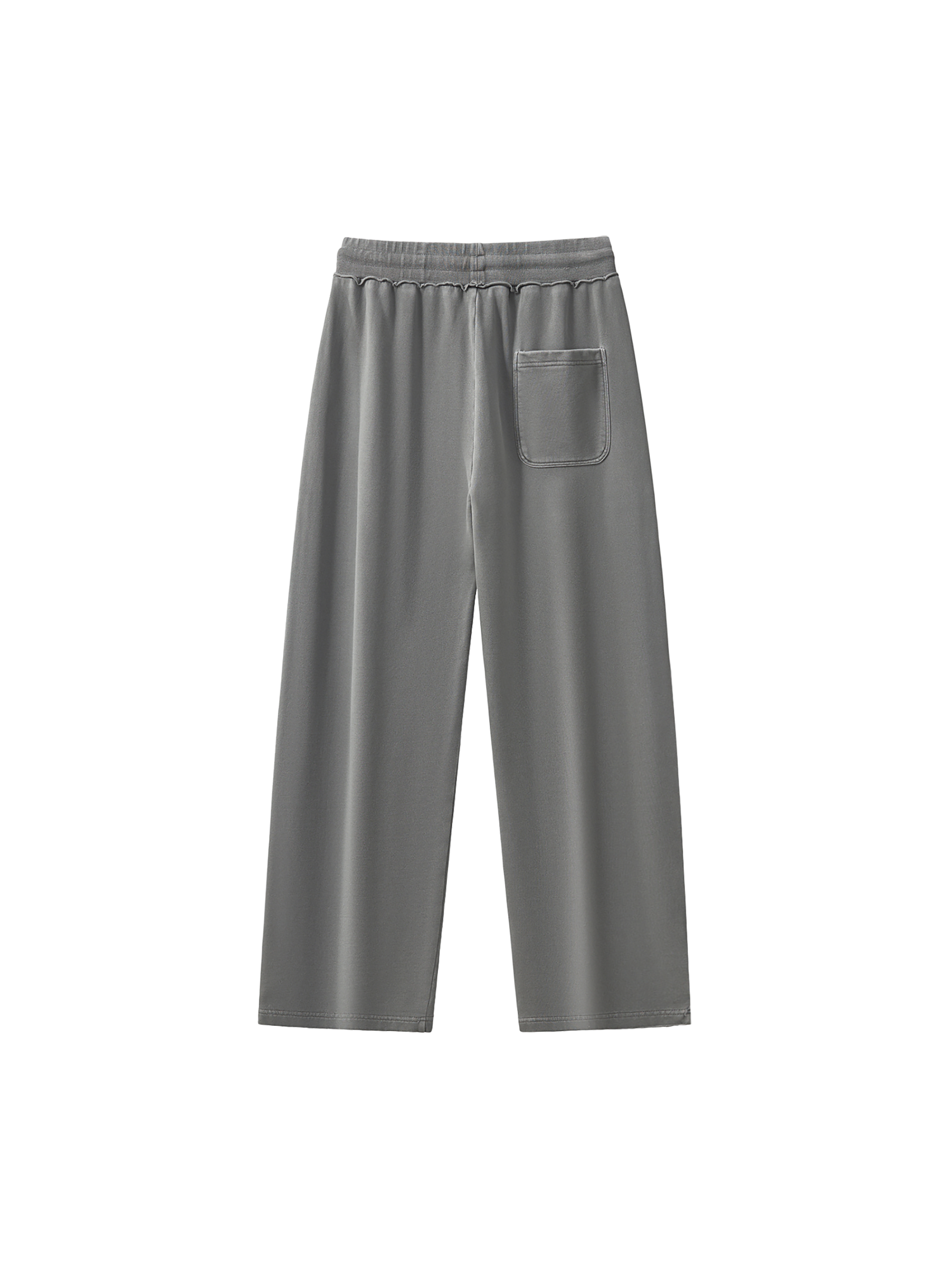 Raw-Seam Enzyme Washed Sweatpants