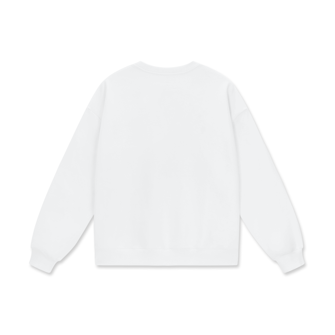 Unisex Drop Shoulder Oversized Fleece Sweatshirt