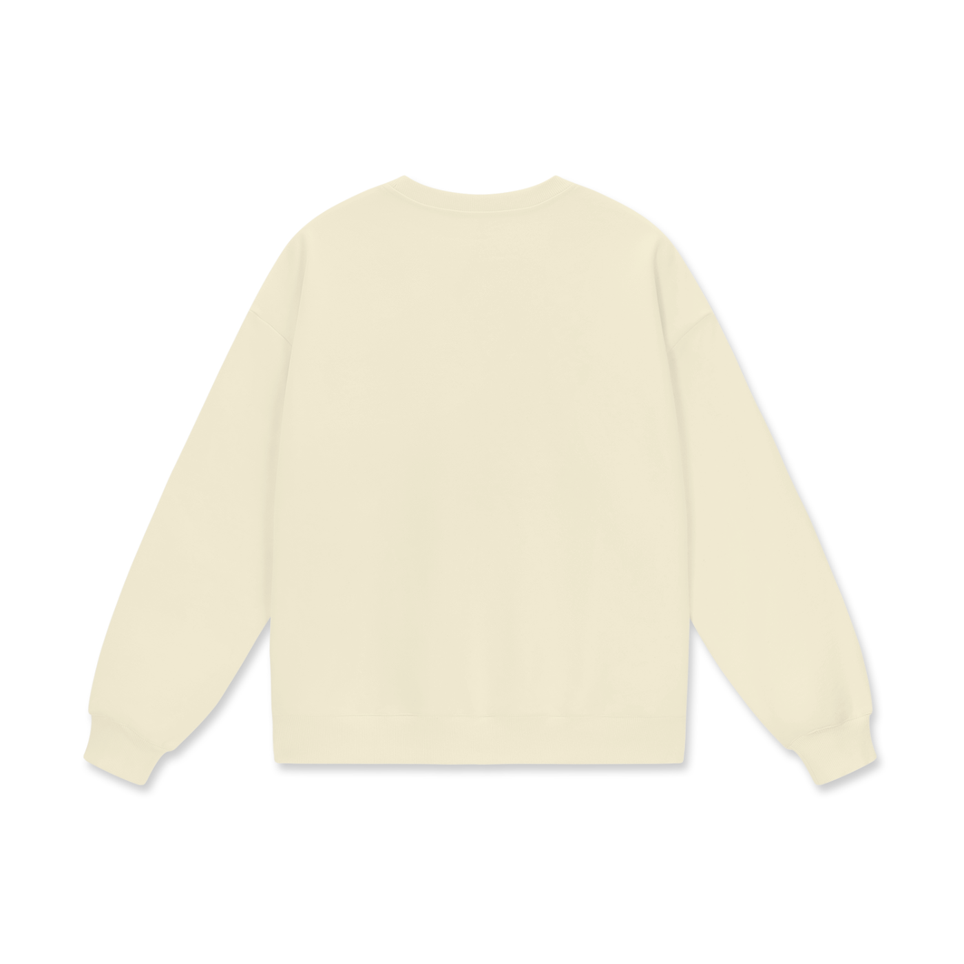 Unisex Drop Shoulder Oversized Fleece Sweatshirt