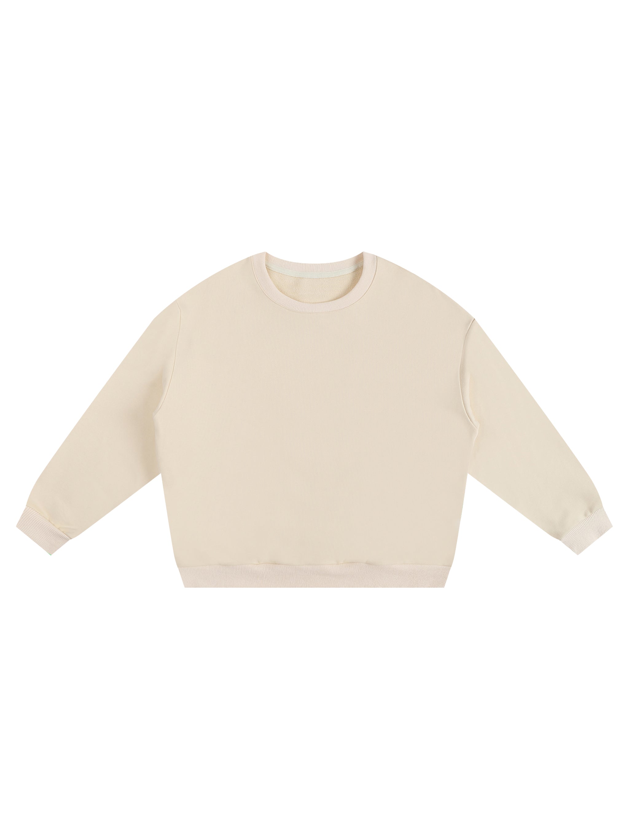 Unisex Drop Shoulder Oversized Fleece Sweatshirt