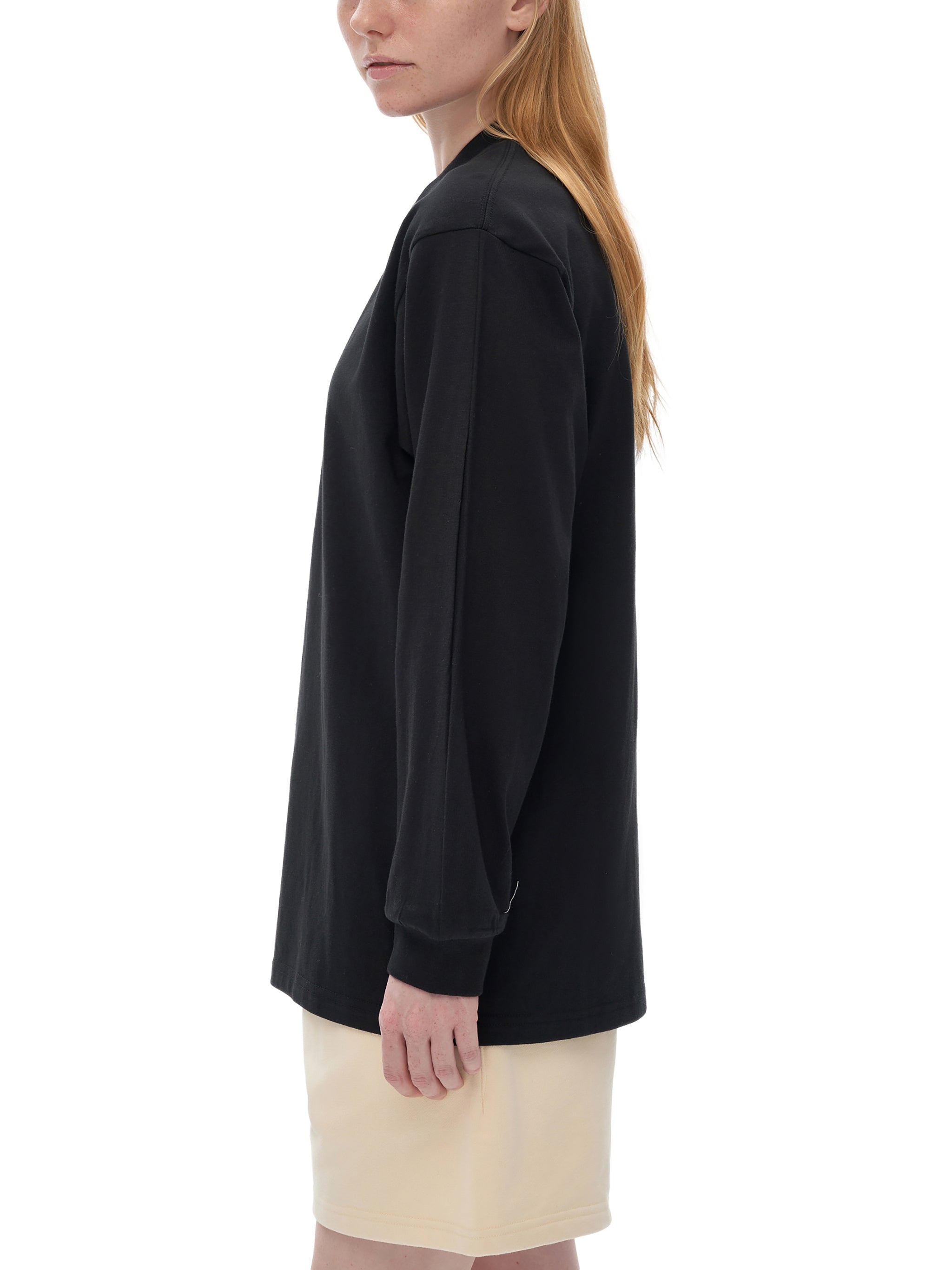 Heavyweight 100% Cotton Drop Shoulder Long Sleeve Shirt - 270gsm