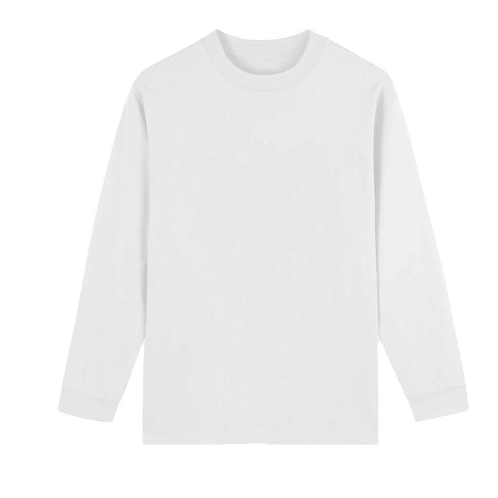 Heavyweight 100% Cotton Drop Shoulder Long Sleeve Shirt - 270gsm