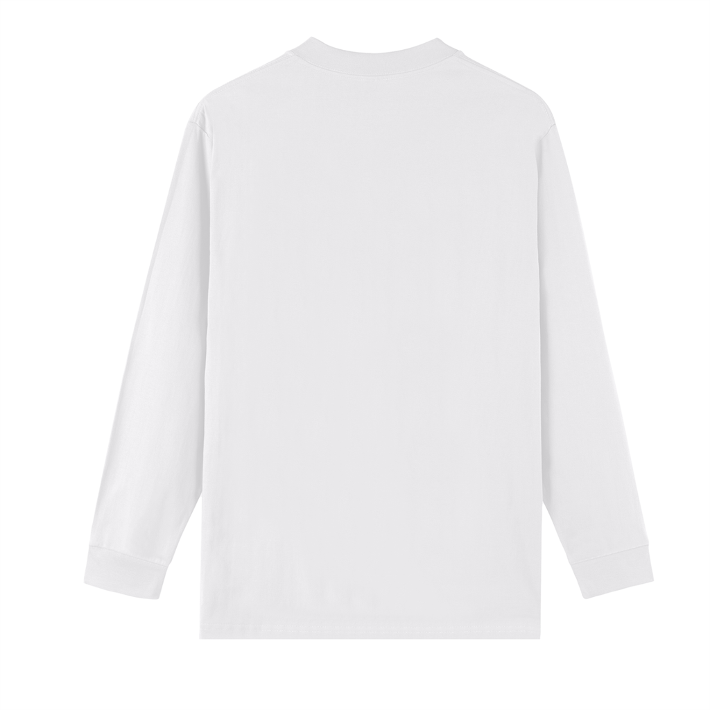 Heavyweight 100% Cotton Drop Shoulder Long Sleeve Shirt - 270gsm