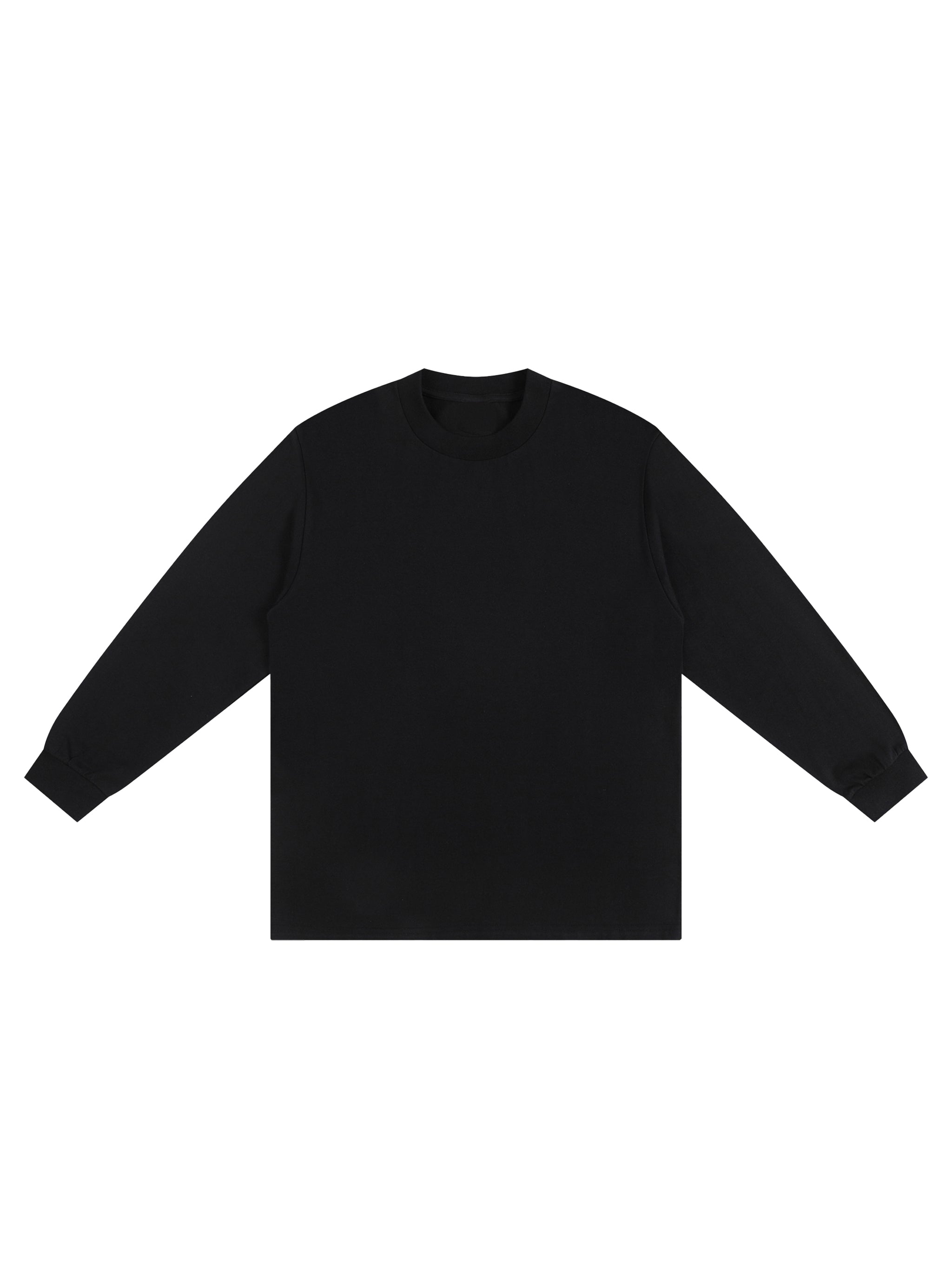 Heavyweight 100% Cotton Drop Shoulder Long Sleeve Shirt - 270gsm