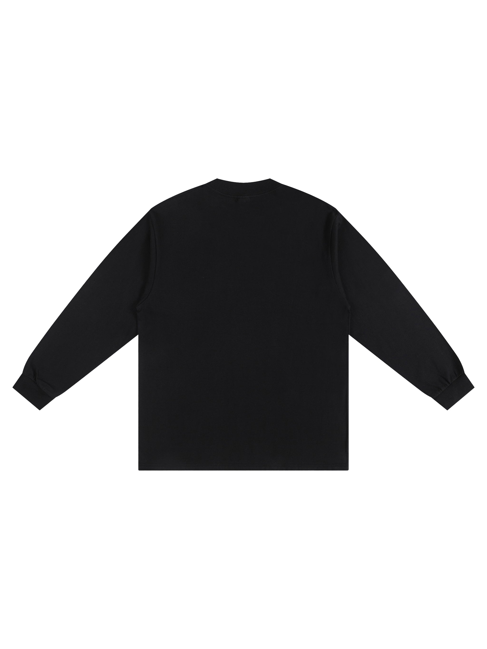 Heavyweight 100% Cotton Drop Shoulder Long Sleeve Shirt - 270gsm