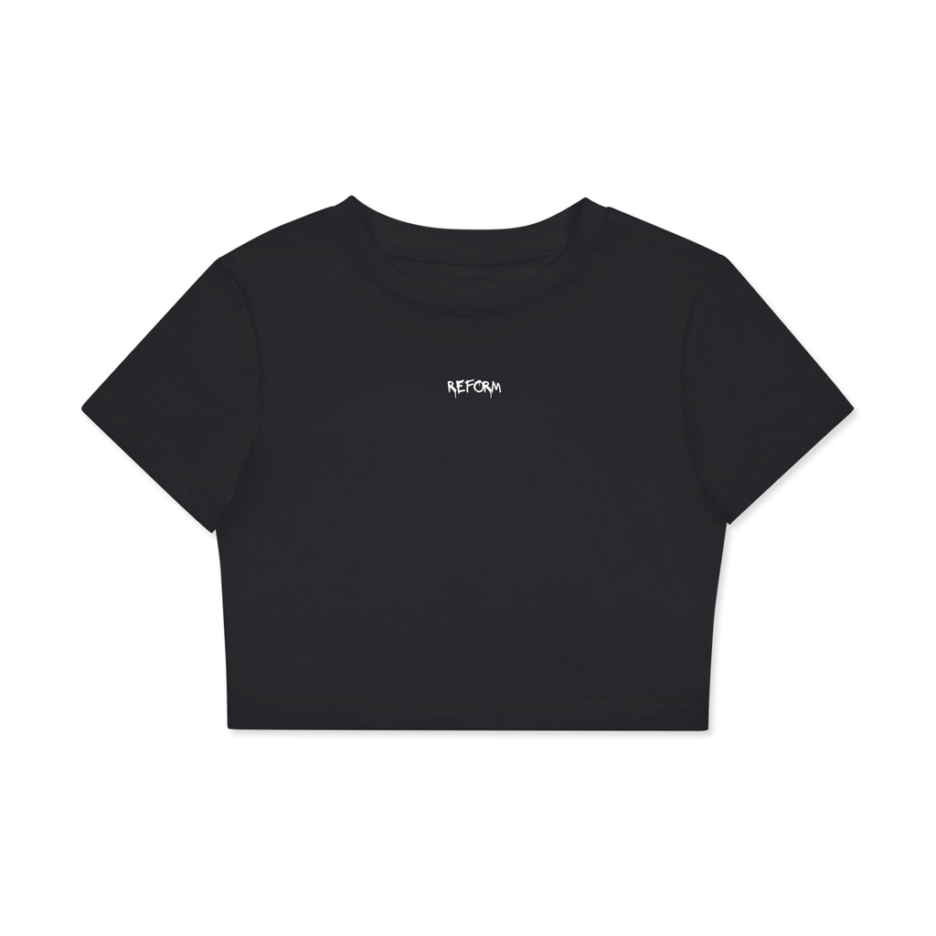 Women's Fitted Crop Tee | Bodycon T-Shirt