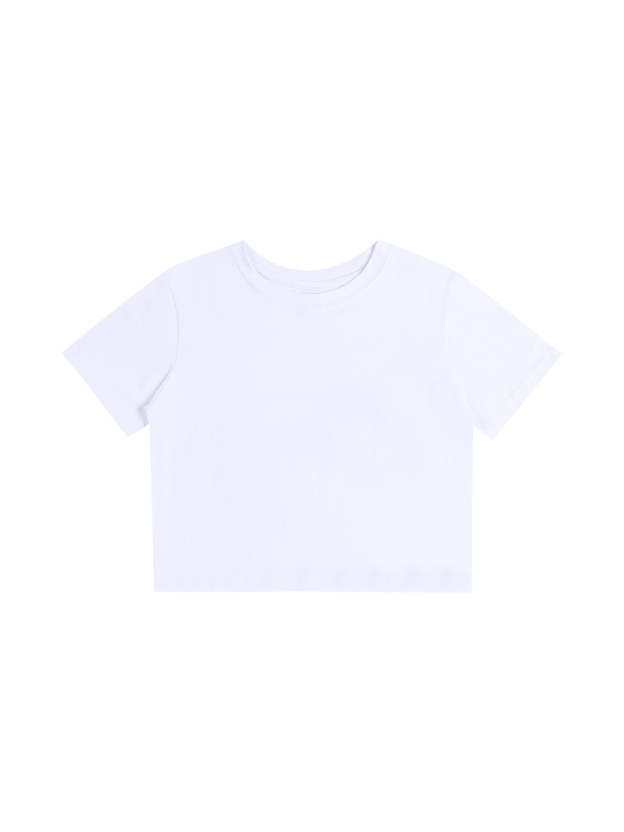 Women's Fitted Crop Tee | Bodycon T-Shirt