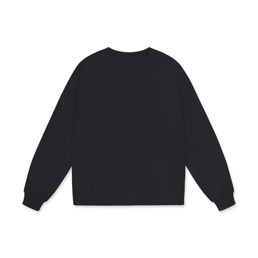Streetwear Unisex Heavyweight Drop Shoulder Oversized Fleece Sweatshirt