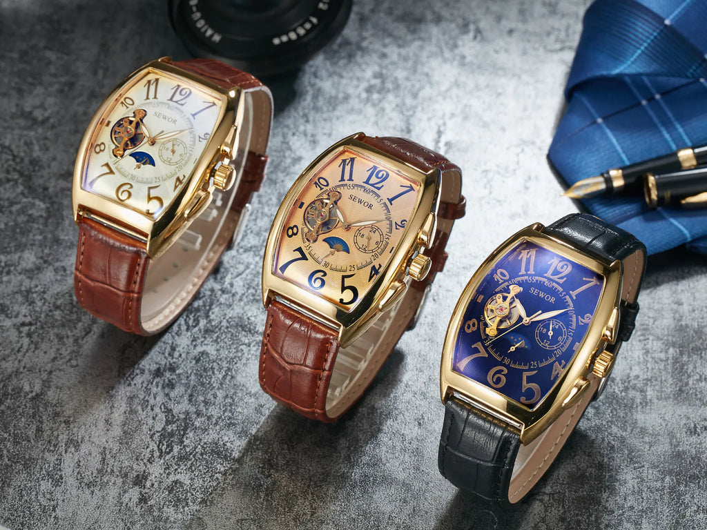 Hollow Mechanical Tourbillon Watch